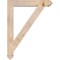 Ekena Millwork Traditional Arts & Crafts Smooth Bracket, Douglas Fir, 3 1/2"W x 26"D x 34"H BKT04X26X34TRA03SDF - alternate 3